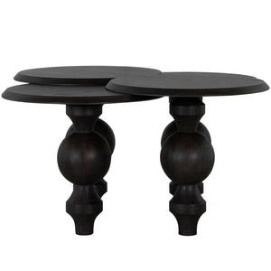 Coco Mindi Veneer Unique Coffee Table | Gabriella White - SCH-175455