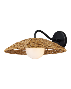 Barbary Outdoor Wall Sconce | Currey & Co - 5500-0059