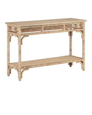 Currey & Co Olisa Rope Console Table | 3000-0012