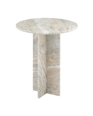 Currey & Co Harmon Toronto Marble Accent Table | 3000-0183