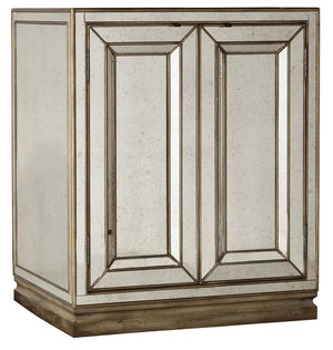 Sanctuary Two-Door Mirrored Nightstand - Visage | Hooker Furniture - 3014-90015