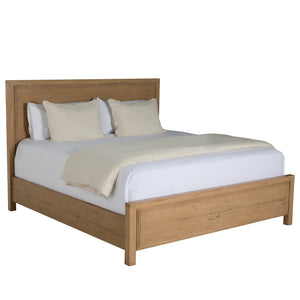 Wren Oak Wood Bed - Queen, Dawn | Gabriella White - SCH-176080