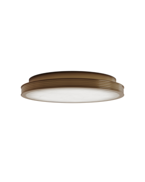 Aydan Small Brushed Brass Flush Mount | Currey & Co - 9999-0089