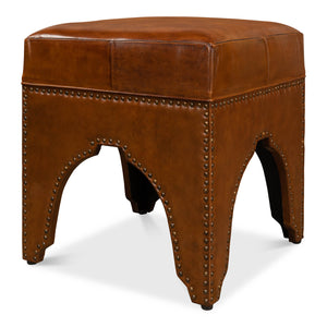 Giuseppe Footstool Light Brown | Sarreid Ltd - 30915