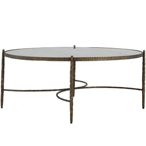 Lyra Metal Round Coffee Table | Gabriella White - SCH-175355