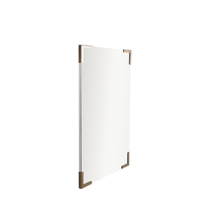 Roth Rectangle Vanity Mirror - Antique Brass | Gabriella White - SCH-290395