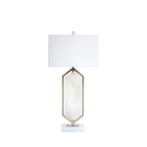 Braden Alabaster Antique Brass Table Lamp | Gabriella White - SCH-163080