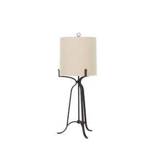 Elena Iron Antique Bronze Cylinder Table Lamp | Gabriella White - SCH-191103