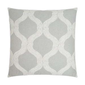 French Twist Decorative Throw Pillow - Dove | DV Kap