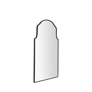 Pauline Arch Vanity Mirror - Brushed Black, 42 in. H | Gabriella White - SCH-175692
