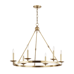 Allendale Chandelier | Hudson Valley Lighting - 3206-AGB