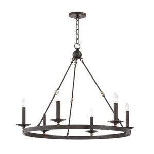 Allendale Chandelier | Hudson Valley Lighting - 3206-AOB