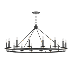 Allendale Chandelier | Hudson Valley Lighting - 3216-AOB