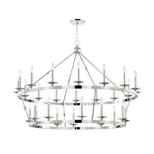 Allendale Chandelier | Hudson Valley Lighting - 3228-PN