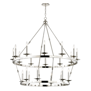 Allendale Chandelier | Hudson Valley Lighting - 3247-PN