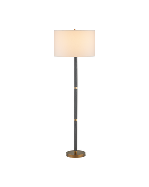 Gavin Black Floor Lamp | Currey & Co - 8000-0181