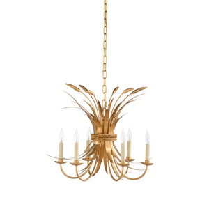 Wheat Chandelier - Gold | Chelsea House - 69412