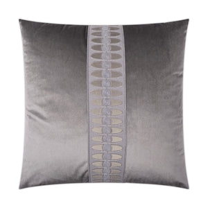 Mati Velvet Decorative Throw Pillow - Smoke | DV Kap
