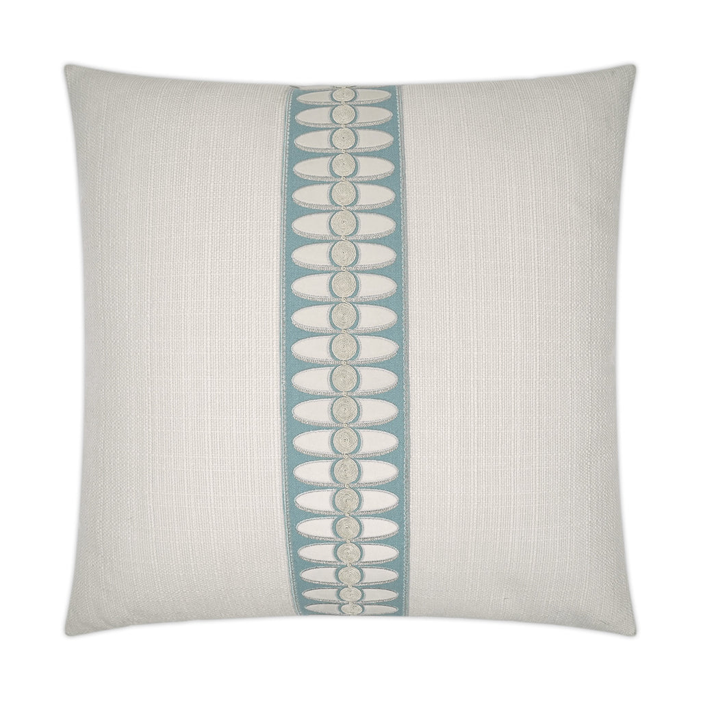 Mati Linen Decorative Throw Pillow - Chambray | DV Kap