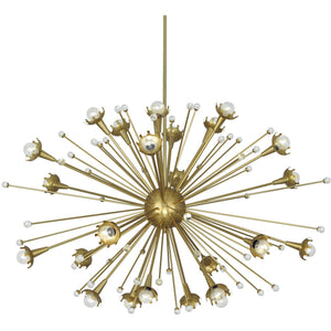 Giant Sputnik Chandelier - Antique Brass | Jonathan Adler - 34219