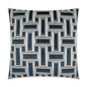 Brix Decorative Throw Pillow - Sapphire | DV Kap