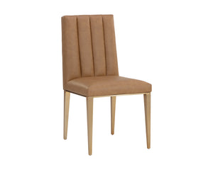 Wilbur Dining Chair - Milliken Cognac (Set of 2) | Sunpan Furniture - 111429