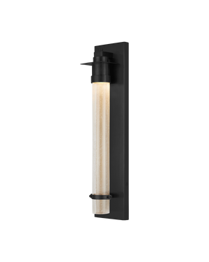 Provence Black Outdoor Wall Sconce | Currey & Co - 5500-0068