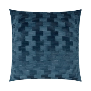 Treble Decorative Throw Pillow - Blue | DV Kap