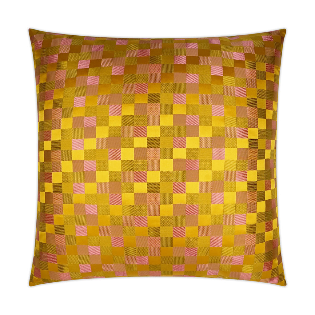 Cubit Decorative Throw Pillow - Gold | DV Kap