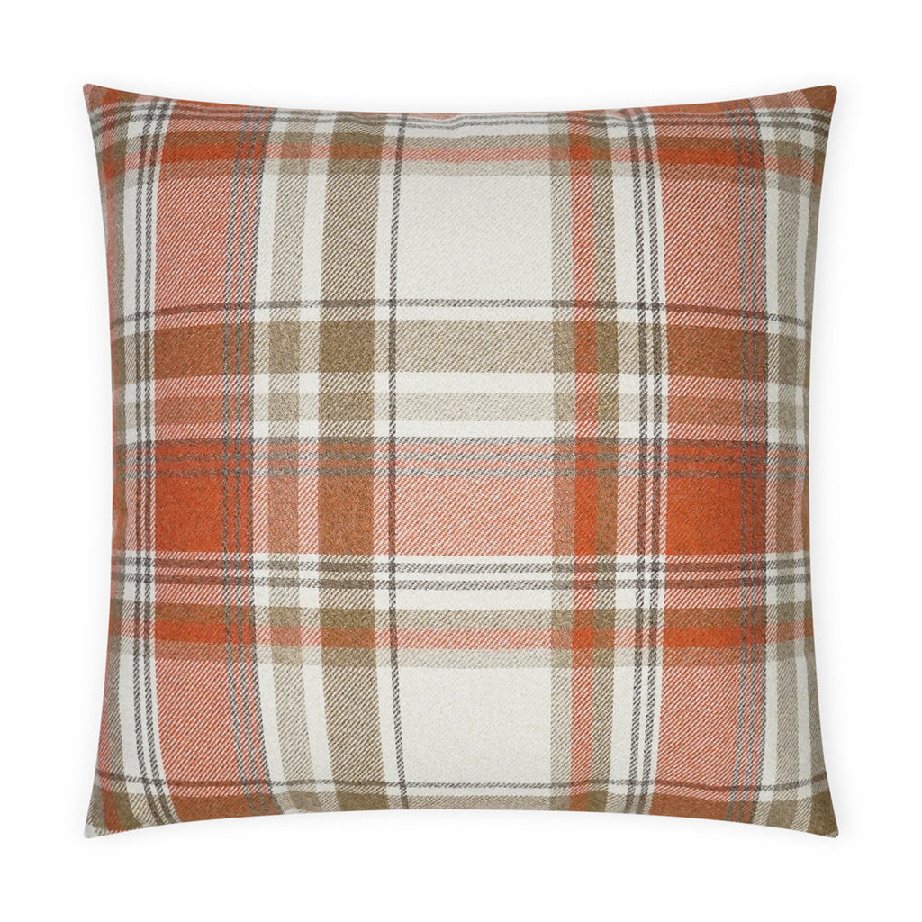 Tartan Decorative Throw Pillow - Hickory | DV Kap