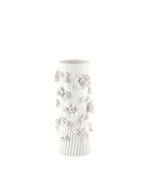 Sylva Small White Vase | Currey & Co - 1200-1166