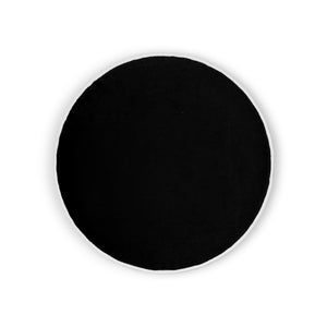 Posh Circle Decorative Throw Pillow - Black | DV Kap