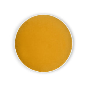 Posh Circle Decorative Throw Pillow - Mustard | DV Kap