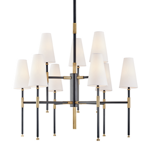Bowery Chandelier | Hudson Valley Lighting - 3734-AOB