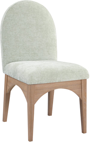 Waldorf Mint Chenille Fabric Upholstered Dining Side Chair | Meridian Furniture - 377Mint-SC