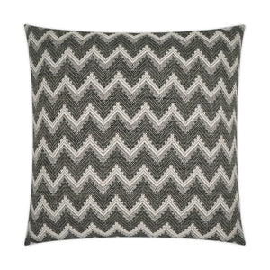 Parquet Decorative Throw Pillow - Charcoal | DV Kap