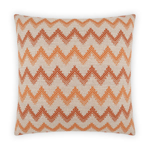 Parquet Decorative Throw Pillow - Paprika | DV Kap