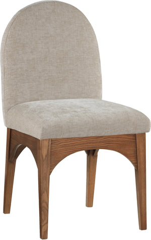 Waldorf Beige Chenille Fabric Upholstered Dining Side Chair | Meridian Furniture - 379Beige-SC