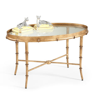 Gold Bamboo Cocktail Table | Chelsea House - 380040