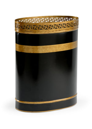 Robbins Wastebasket - Black | Chelsea House - 383464