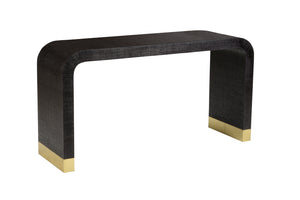 Waterfall Console - Black | Chelsea House - 384205