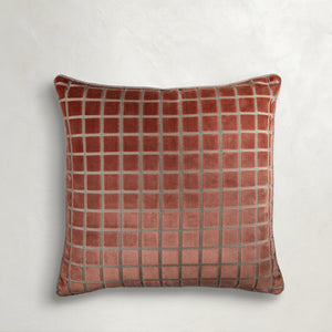 Checkered Indoor Throw Pillow | Gabriella White - SCH-G102-202071