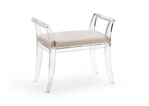 Neoclassic Acrylic Bench | Chelsea House - 384973