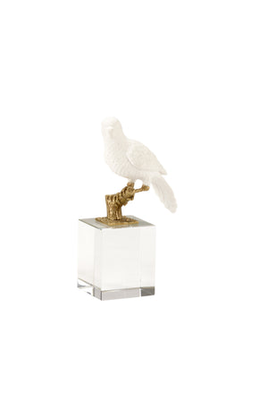 Parrot On Crystal - Square (Sm) | Chelsea House - 385032