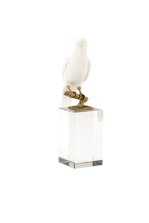 Parrot On Crystal - Square (Lg) | Chelsea House - 385033