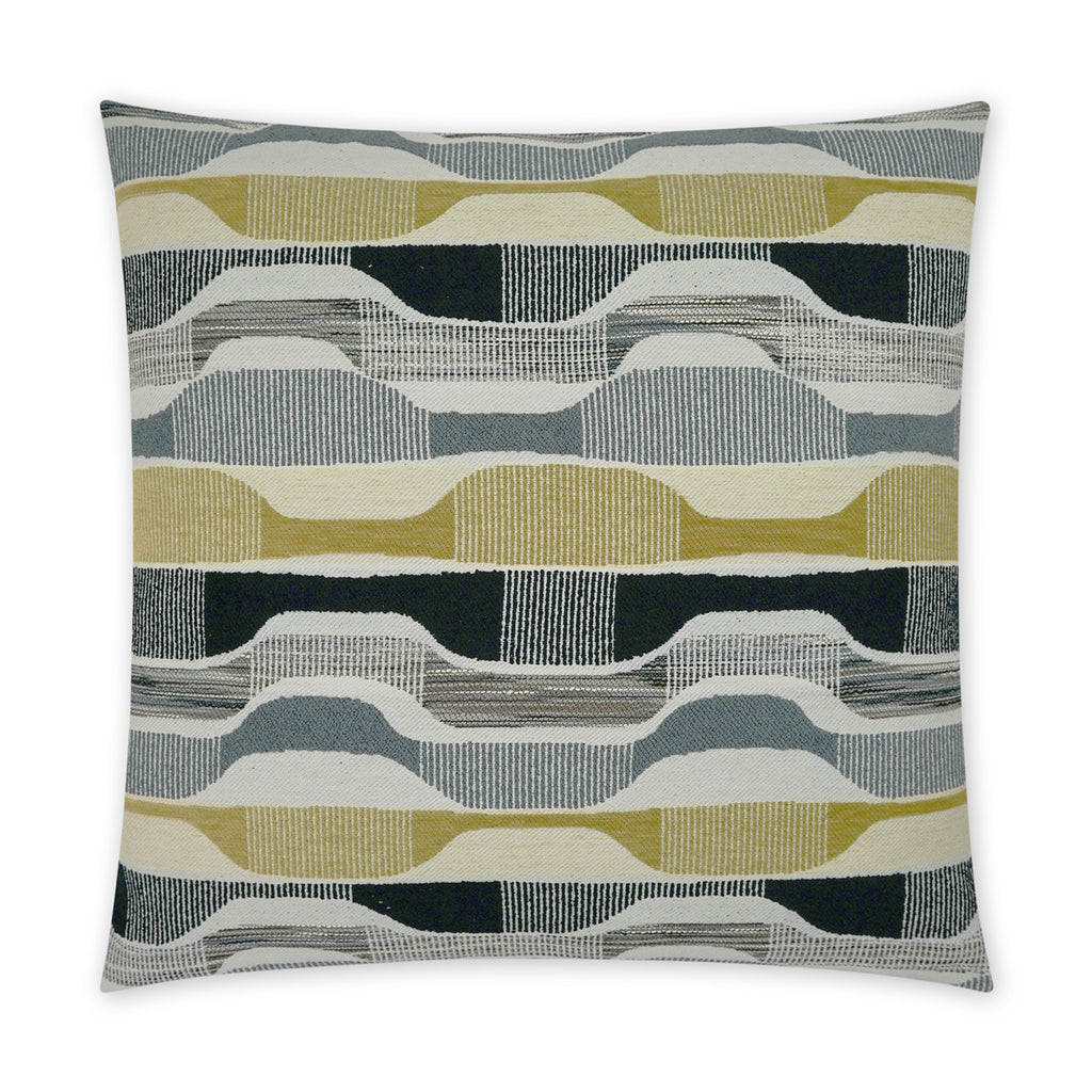 Ebb & Flow Decorative Throw Pillow - Onyx | DV Kap