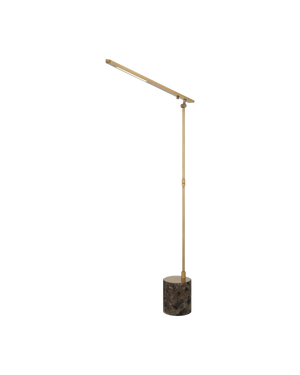Hanford Brass Floor Lamp | Currey & Co - 8000-0185