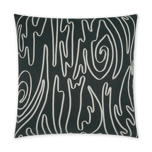 Swindler Decorative Throw Pillow - Black | DV Kap