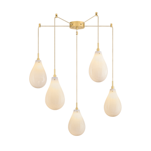 IRONWOOD Chandelier - Aged Brass | Hudson Valley Lighting - 3905-AGB