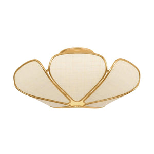 Bayville Semi Flush - Vintage Gold Leaf | Hudson Valley Lighting - 3919-VGL